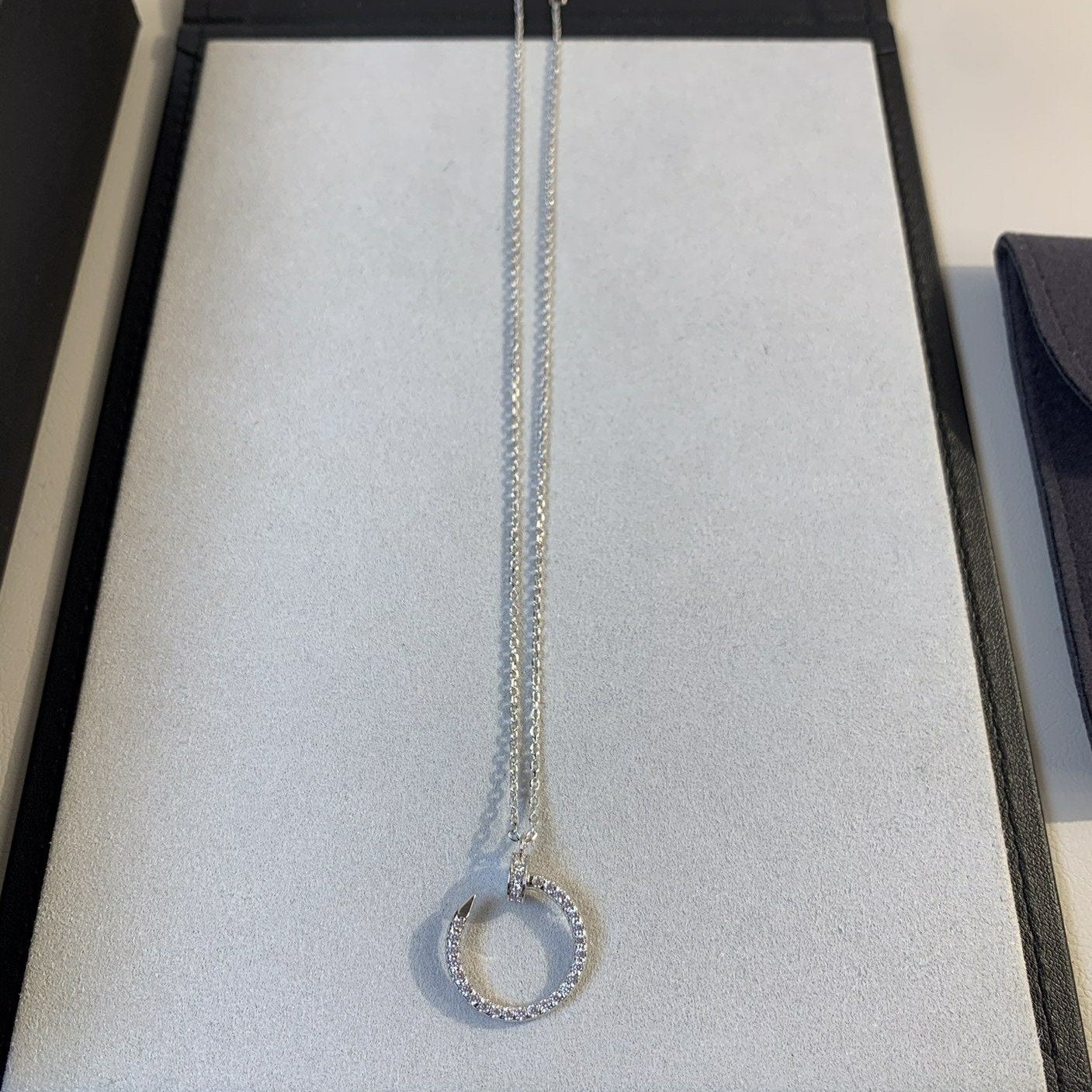 ¡®Lume Jewelry¡¯JUSTE NECKLACE SILVER DIAMONDS