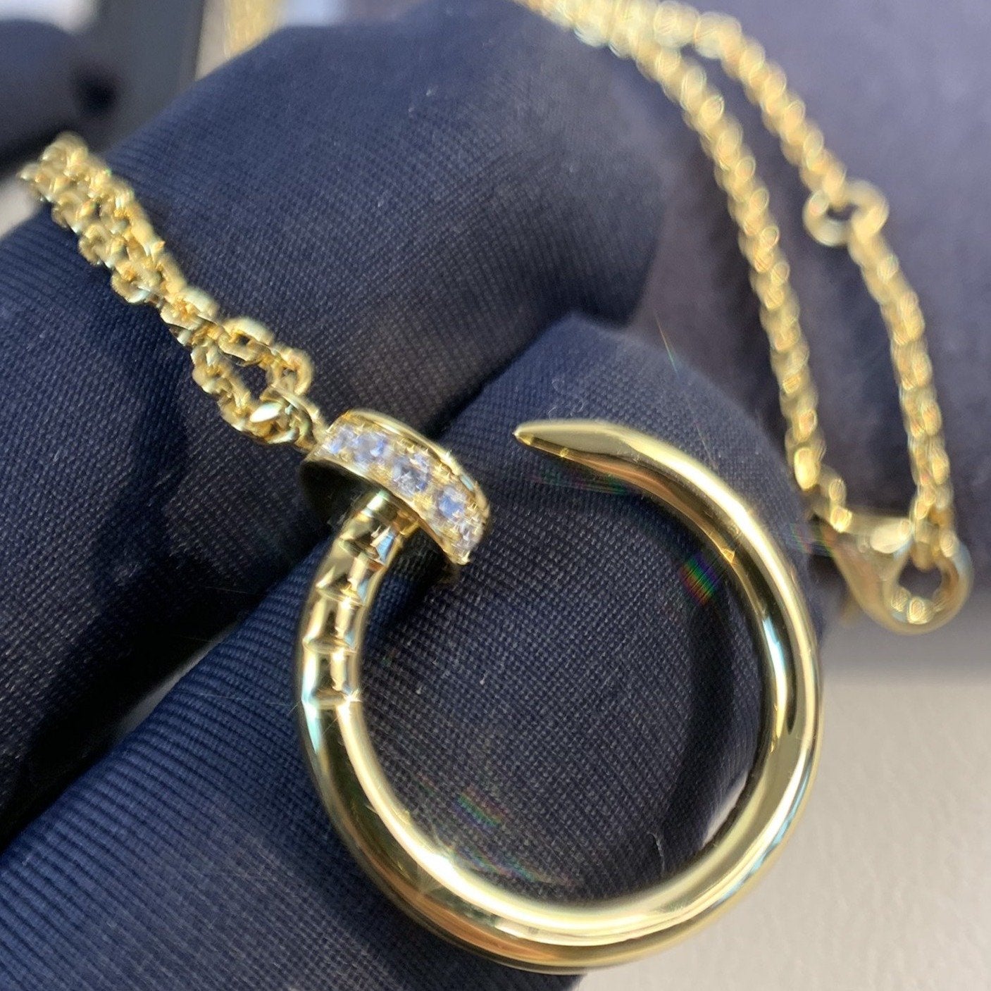 ¡®Lume Jewelry¡¯JUSTE NECKLACE GOLD DIAMONDS