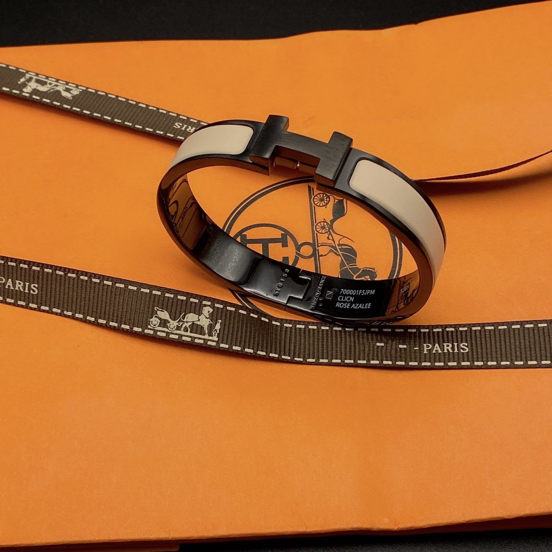 ¡®Lume Jewelry¡¯H BRACELET 12MM BLACK BEIGE CERAMIC