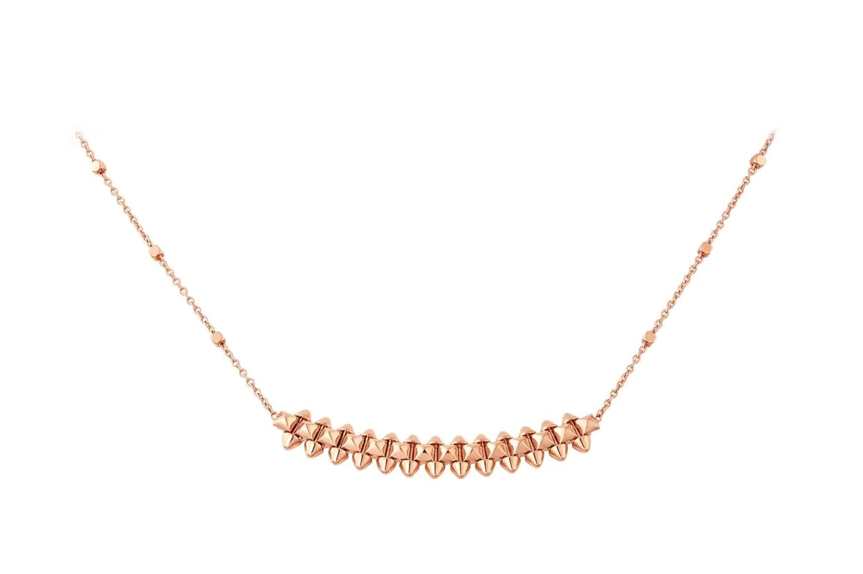 ¡®Lume Jewelry¡¯CLASH PINK GOLD NECKLACE