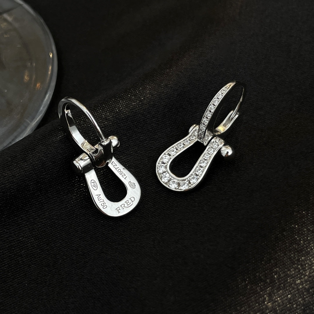 ¡®Lume Jewelry¡¯FORCE 10 FULL DIAMOND DROP EARRINGS MEDIUM MODEL