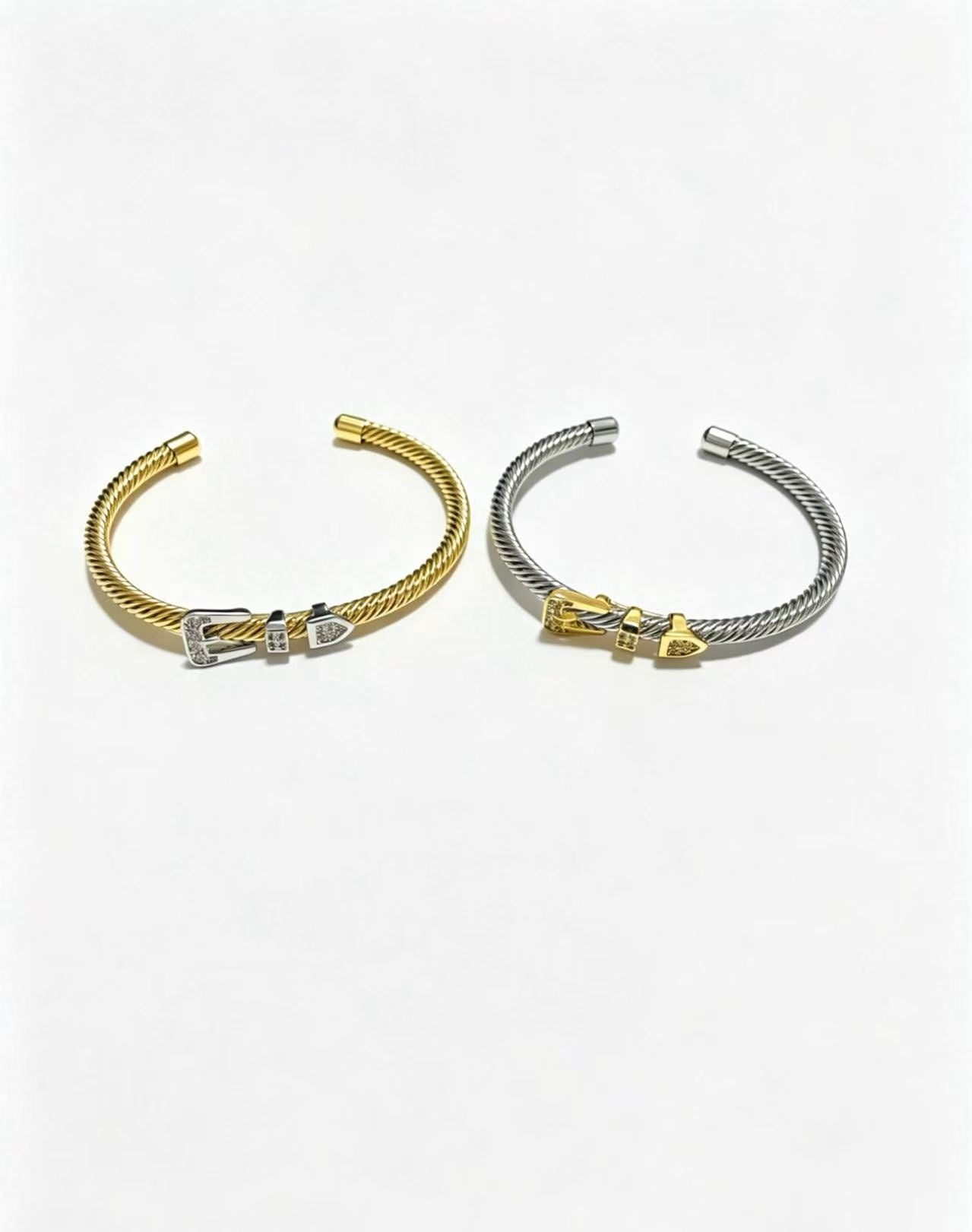 ¡®Lume Jewelry26 New Open Horseshoe Bangle
