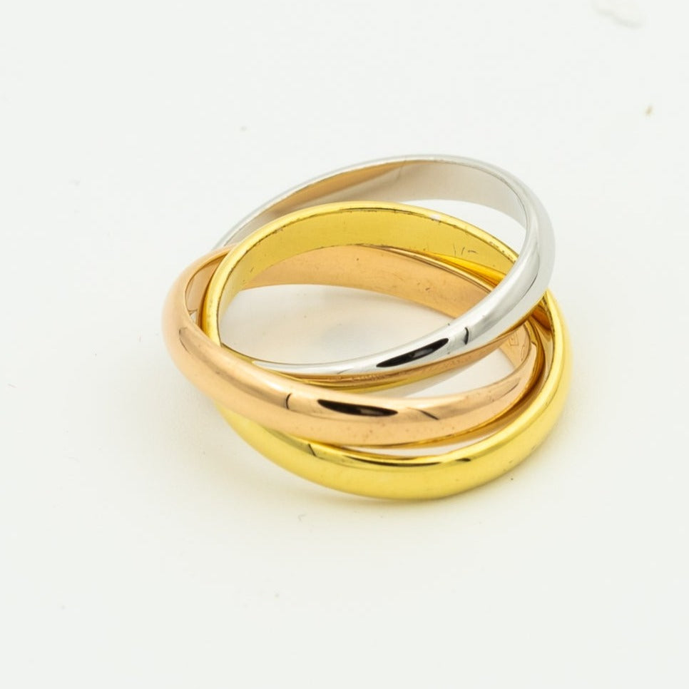¡®Lume Jewelry¡¯TRINITY RING GOLD PINK GOLD SILVER