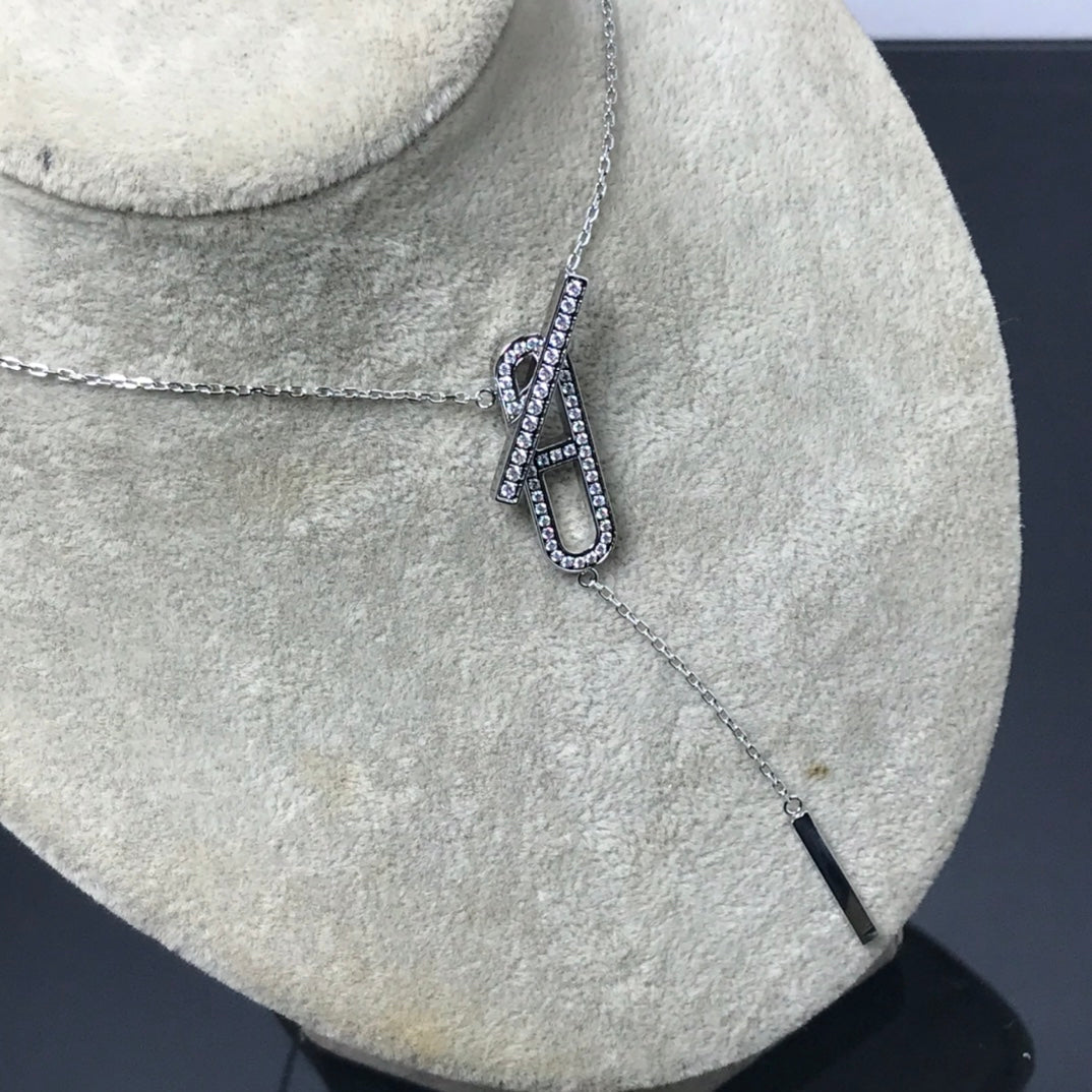 ¡®Lume Jewelry¡¯HM NECKLACE PLATINUM ROSE GOLD DIAMOND