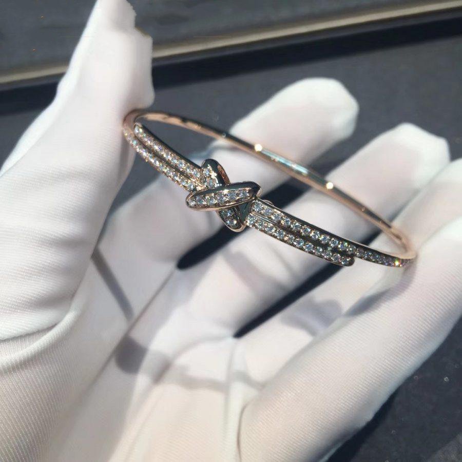 ¡®Lume Jewelry¡¯JEUX DE BRACELET DIAMONDS PINK GOLD