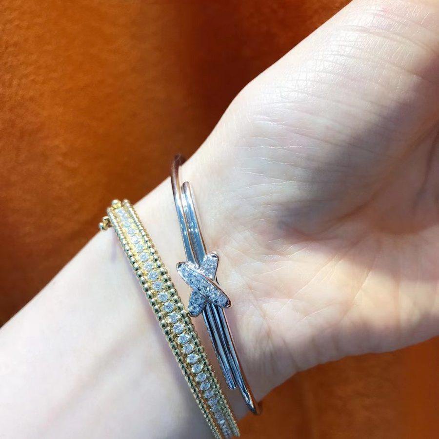 ¡®Lume Jewelry¡¯JEUX DE BRACELET SILVER DIAMONDS