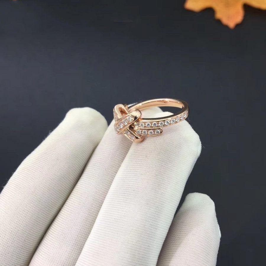 ¡®Lume Jewelry¡¯JEUX DE RING PINK GOLD DIAMOND