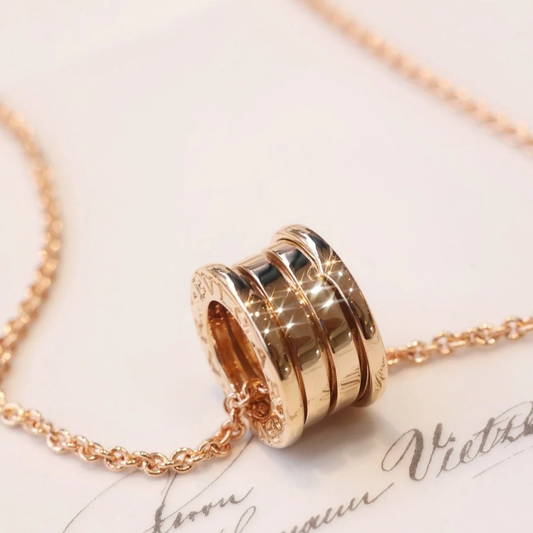 [Lume Jewelry]ZERO 1 PINK GOLD NECKLACE