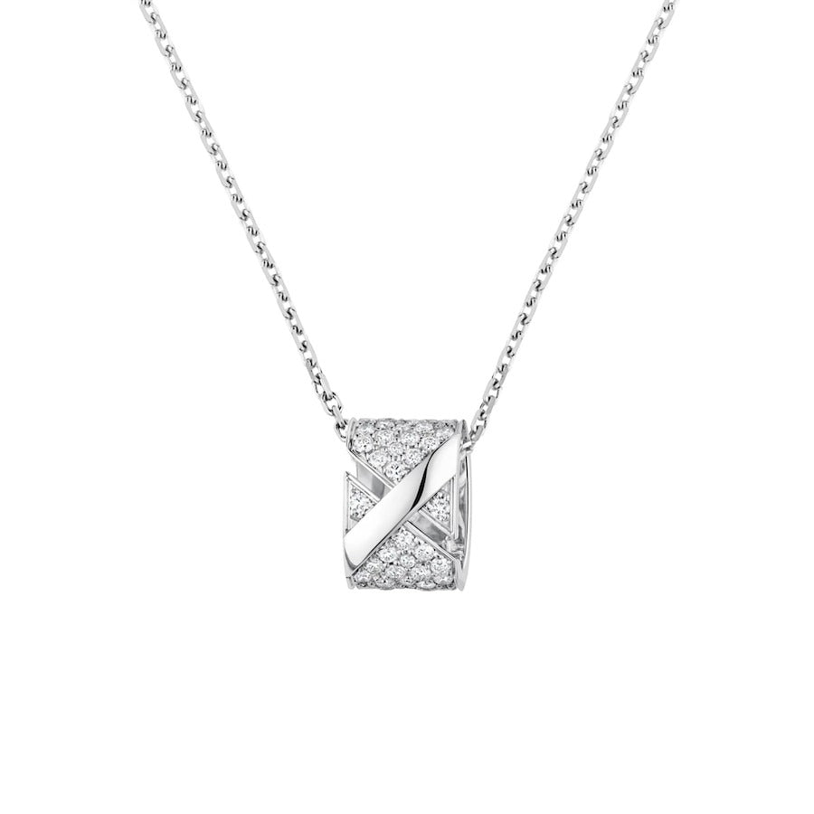 ¡®Lume Jewelry¡¯LIENS EVIDENCE DIAMOND PAVED NECKLACE