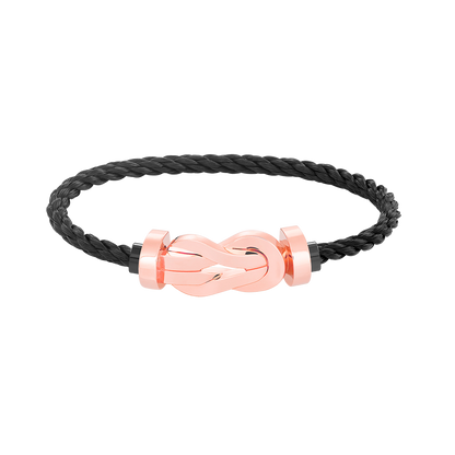 ¡®Lume Jewelry¡¯CHANCE LARGE 8 FIGURE BUCKLE NO DIAMOND BRACELET ROSE GOLD