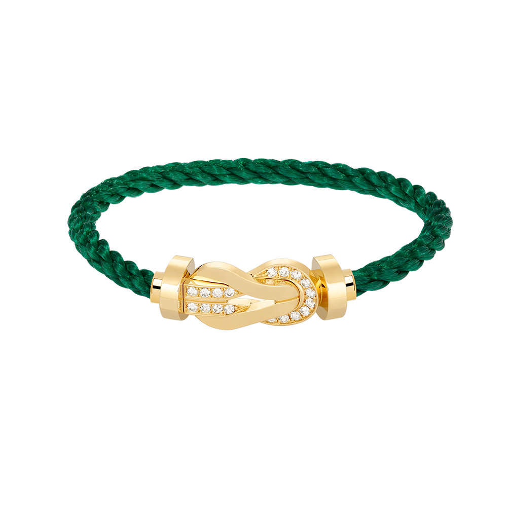 ¡®Lume Jewelry¡¯CHANCE LARGE 8 FIGURE BUCKLE HALF DIAMOND BRACELET GOLD