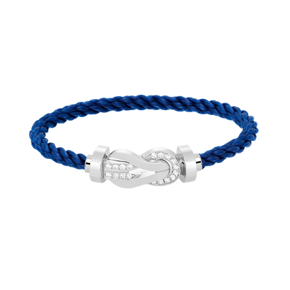 ¡®Lume Jewelry¡¯CHANCE LARGE 8 FIGURE BUCKLE HALF DIAMOND BRACELET SILVER