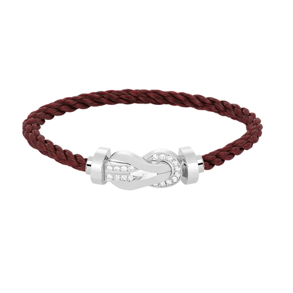 ¡®Lume Jewelry¡¯CHANCE LARGE 8 FIGURE BUCKLE HALF DIAMOND BRACELET SILVER