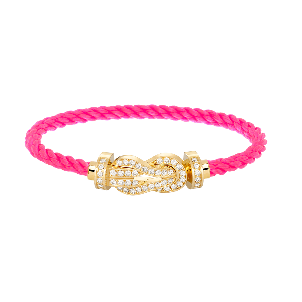 ¡®Lume Jewelry¡¯CHANCE LARGE 8 FIGURE BUCKLE FULLDIAMOND BRACELET GOLD