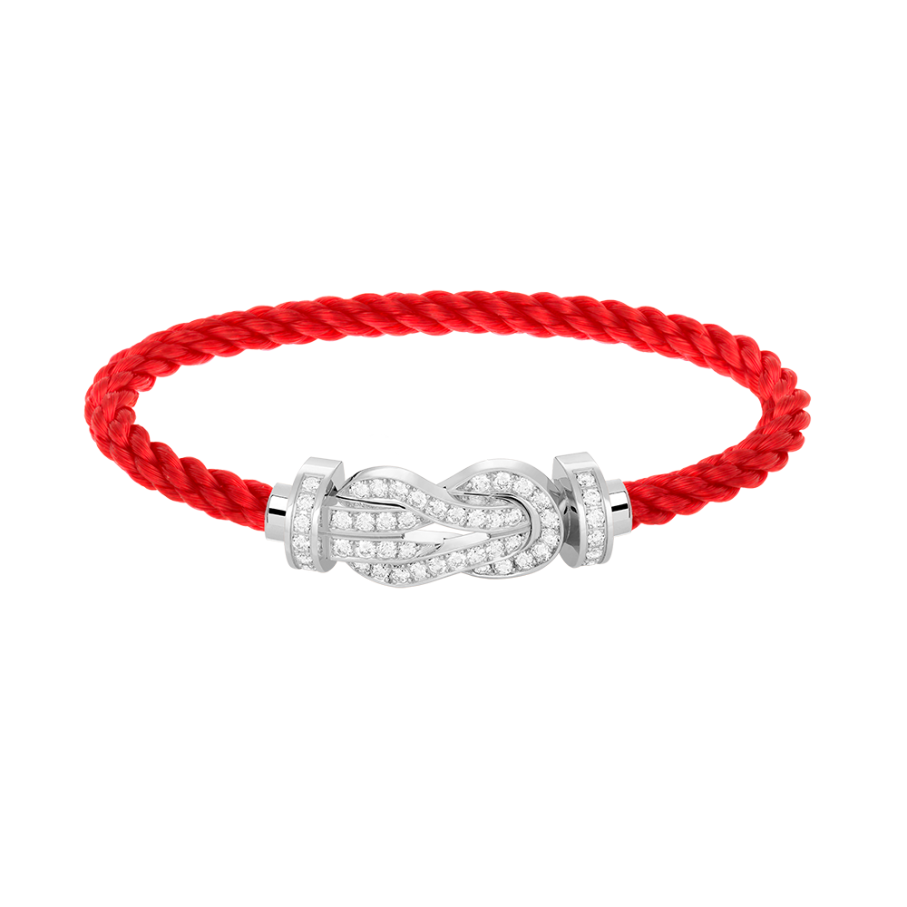 ¡®Lume Jewelry¡¯CHANCE LARGE 8 FIGURE BUCKLE FULL DIAMOND BRACELET SILVER