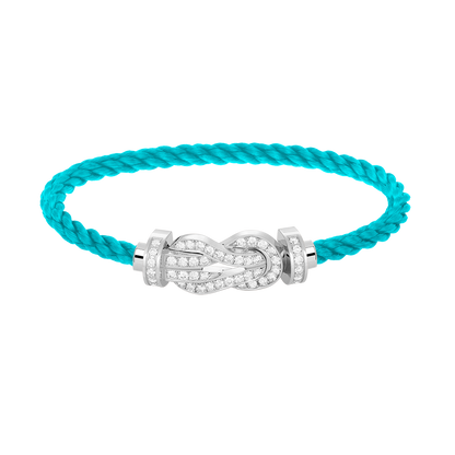 ¡®Lume Jewelry¡¯CHANCE LARGE 8 FIGURE BUCKLE FULL DIAMOND BRACELET SILVER