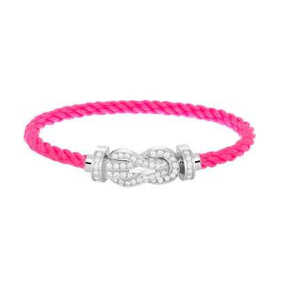 ¡®Lume Jewelry¡¯CHANCE LARGE 8 FIGURE BUCKLE FULL DIAMOND BRACELET SILVER