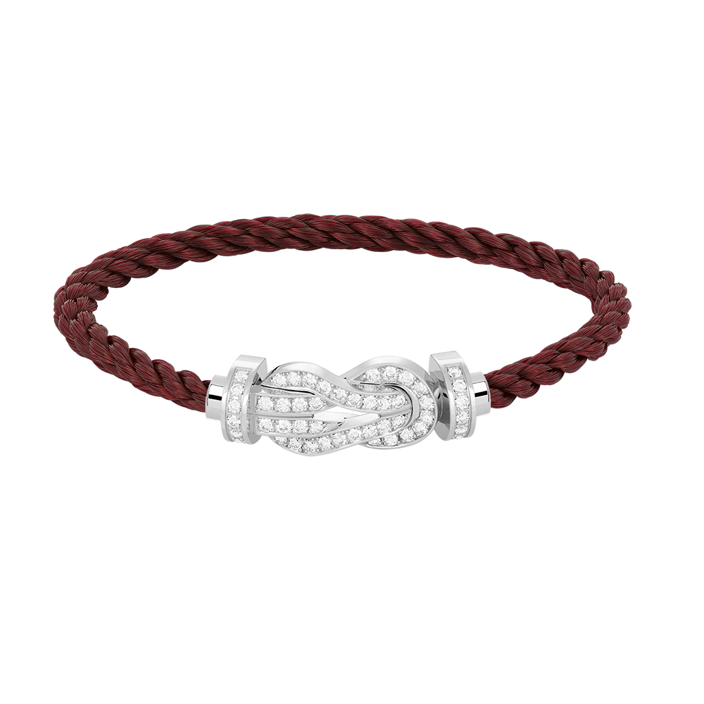¡®Lume Jewelry¡¯CHANCE LARGE 8 FIGURE BUCKLE FULL DIAMOND BRACELET SILVER