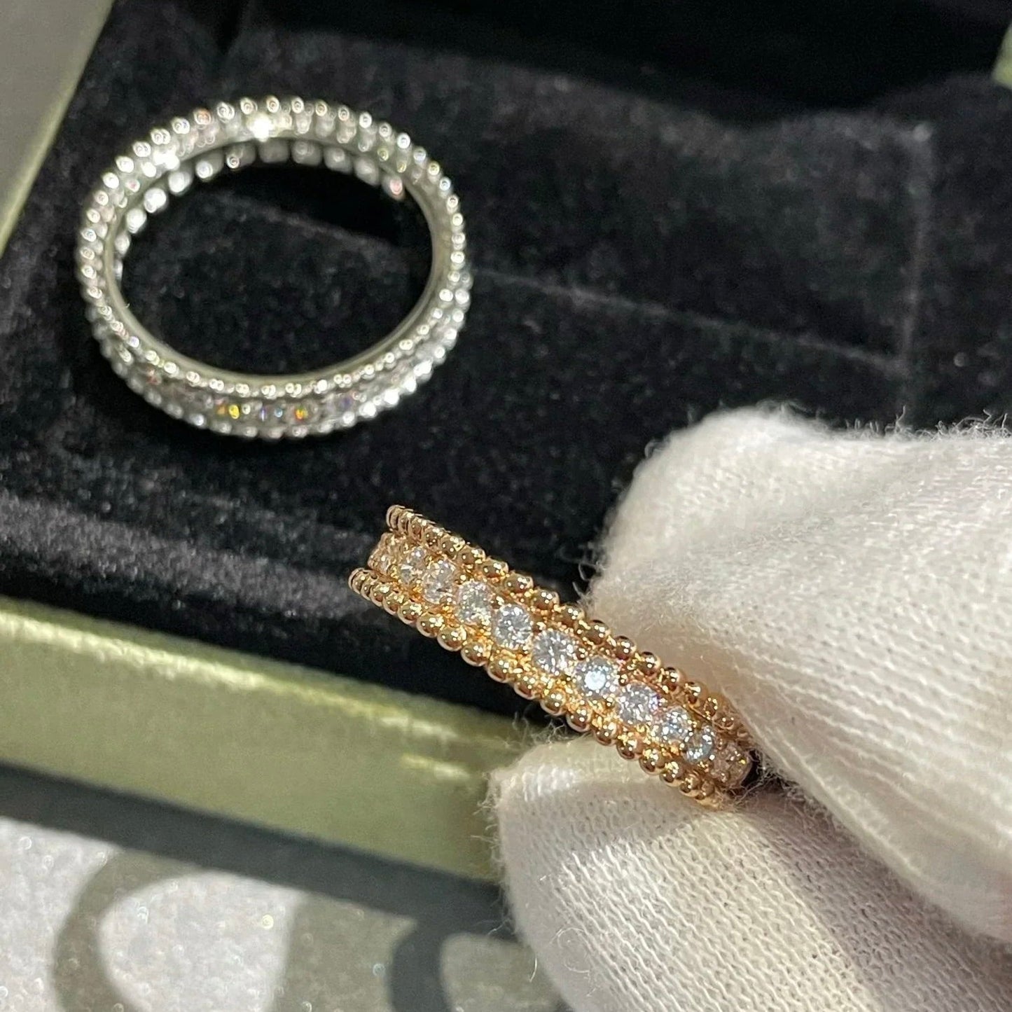 ¡®Lume Jewelry¡¯PERLEE DIAMOND SILVER RING