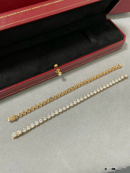 [Lume Jewelry] TENNIS BRACELET WITH FULL DIAMOND SETTING