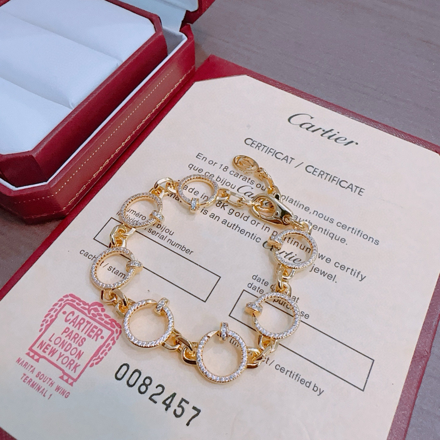 ¡®Lume Jewelry¡¯LOVE&JUSTE BRACELET DIAMONDS