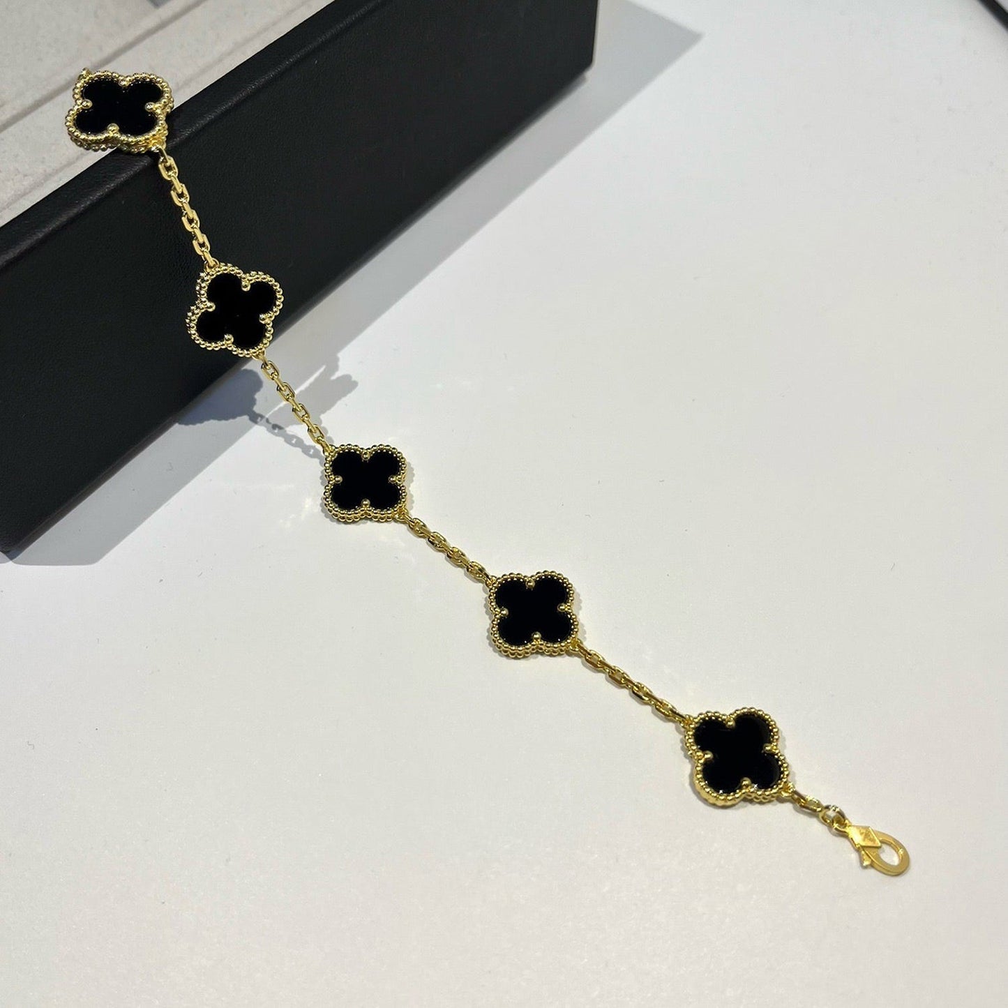 [Lume Jewelry]New CLOVER 5 MOTIF ONYXS BRACELET COLLECTION
