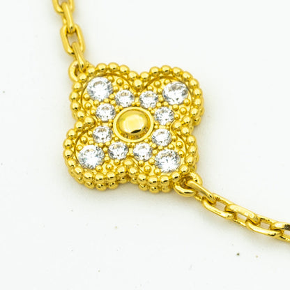 [Lume Jewelry]New  CLOVER 5 MOTIF LASER BRACELET COLLECTION