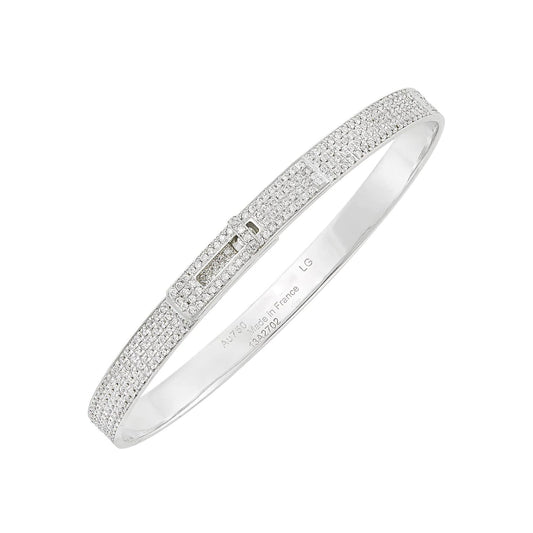 ¡®Lume Jewelry¡¯HM KELLY BRACELET IN SILVER AND FULL PAVE DIAMOND