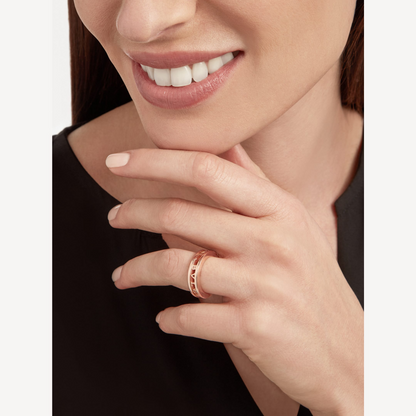 [Lume Jewelry]ZERO 1 ONE-BAND WITH OPENWORK LOGO SPIRAL RING