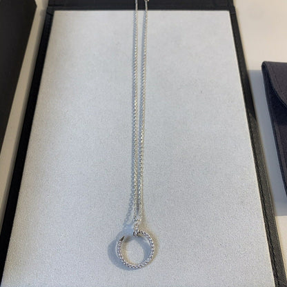 ¡®Lume Jewelry¡¯JUSTE NECKLACE SILVER DIAMONDS