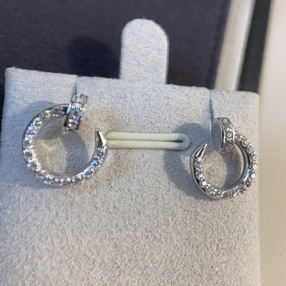 ¡®Lume Jewelry¡¯JUSTE EARRINGS SILVER DIAMONDS
