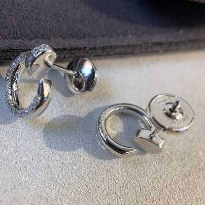 ¡®Lume Jewelry¡¯JUSTE EARRINGS SILVER DIAMONDS