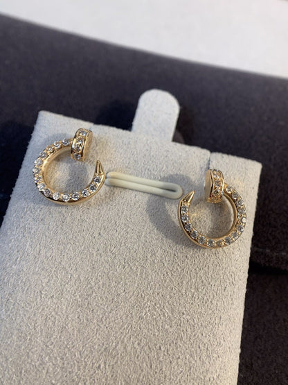 ¡®Lume Jewelry¡¯JUSTE EARRINGS GOLD DIAMONDS