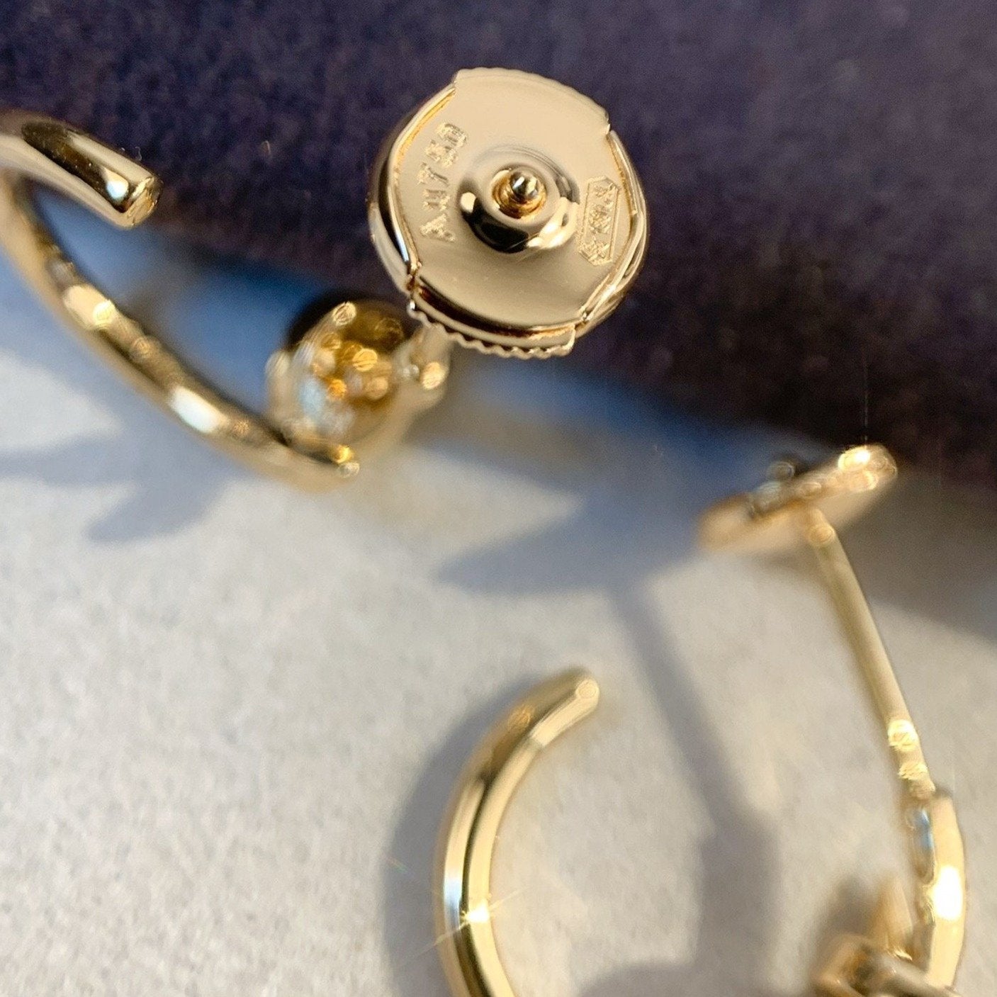 ¡®Lume Jewelry¡¯JUSTE EARRINGS PINK GOLD