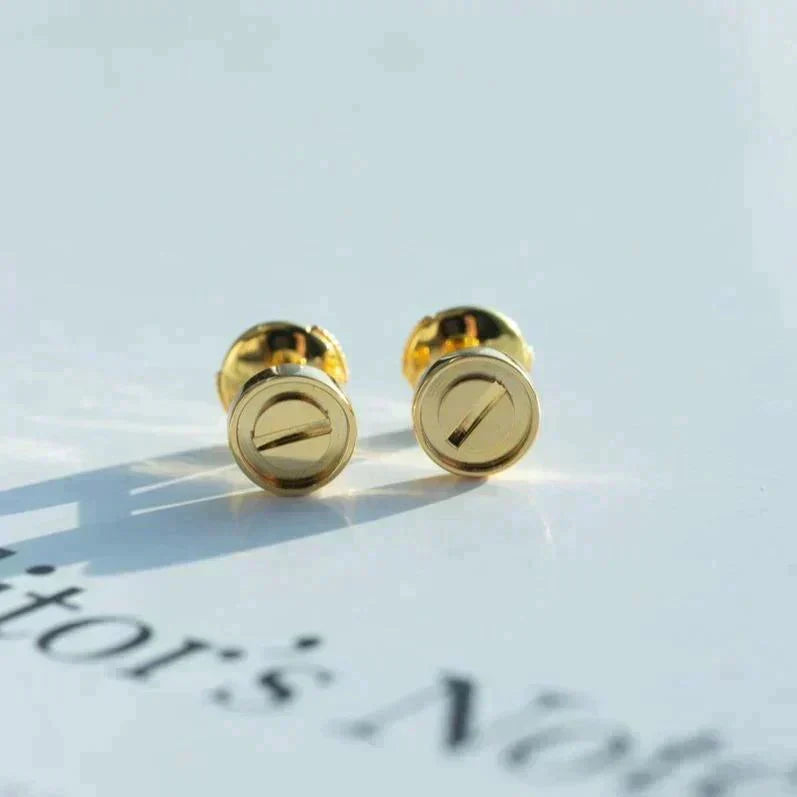 ¡®Lume Jewelry¡¯LOVE EARRINGS GOLD 10MM
