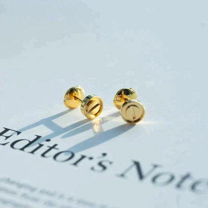 ¡®Lume Jewelry¡¯LOVE EARRINGS GOLD 10MM