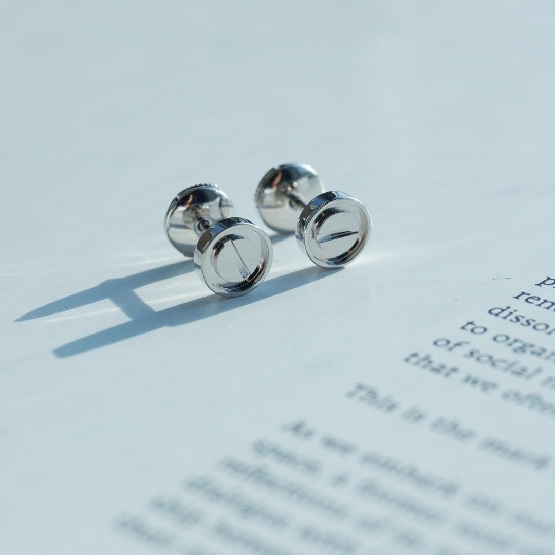 ¡®Lume Jewelry¡¯LOVE EARRINGS SILVER 10MM