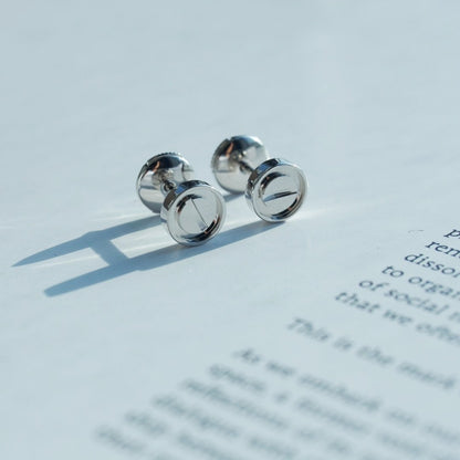 ¡®Lume Jewelry¡¯LOVE EARRINGS SILVER 10MM