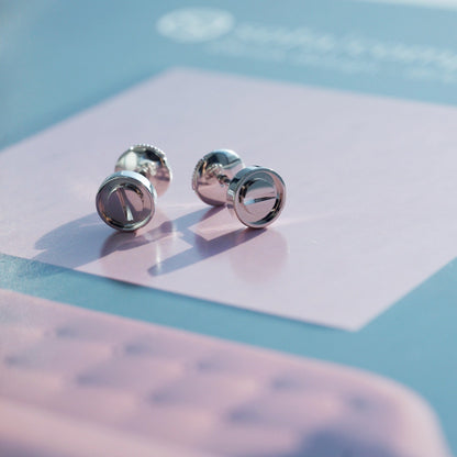 ¡®Lume Jewelry¡¯LOVE EARRINGS SILVER 10MM