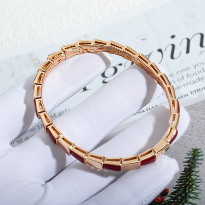 [Lume Jewelry]SERPENTI BRACELET PINK GOLD RUBELLITE