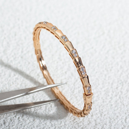 [Lume Jewelry]SERPENTI SMALL BRACELET PINK GOLD DIAMOND