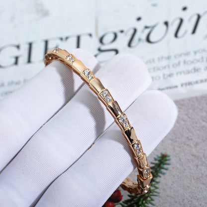 [Lume Jewelry]SERPENTI SMALL BRACELET PINK GOLD DIAMOND