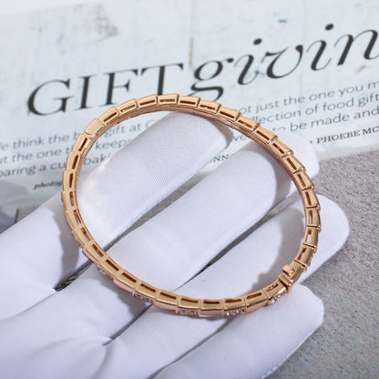 [Lume Jewelry]SERPENTI BRACELET PINK GOLD DIAMOND