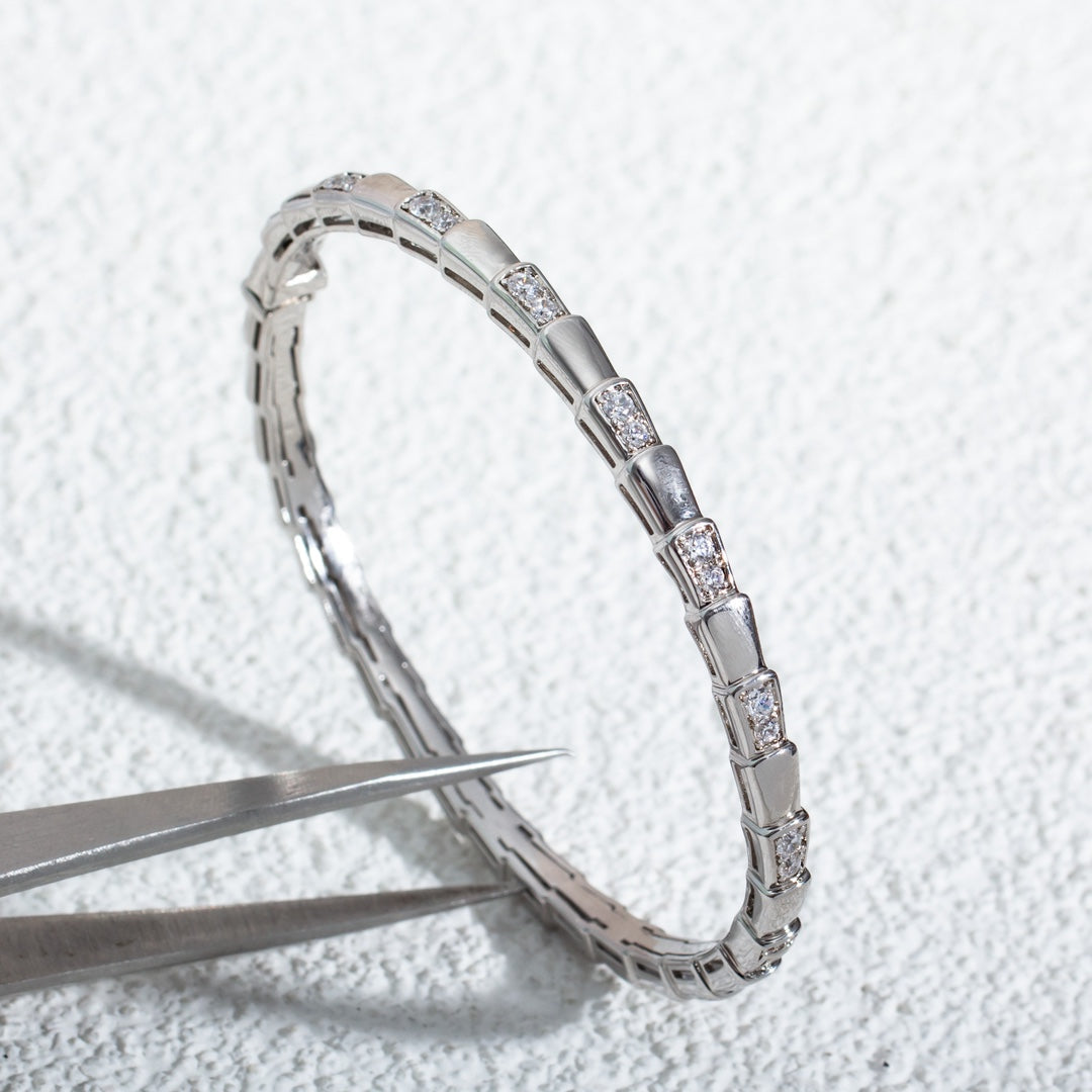 [Lume Jewelry]SERPENTI BRACELET SILVER DIAMOND
