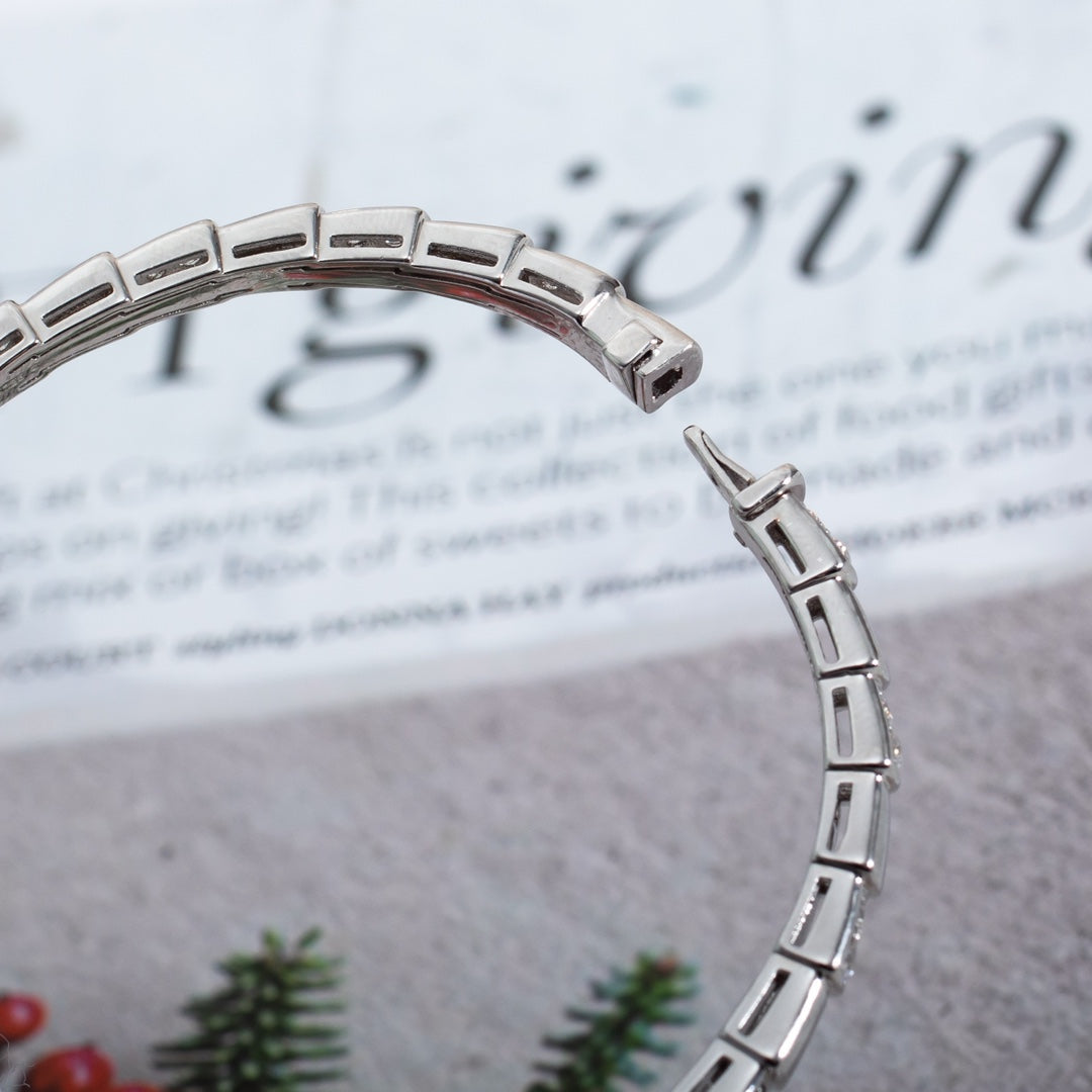 [Lume Jewelry]SERPENTI BRACELET SILVER DIAMOND