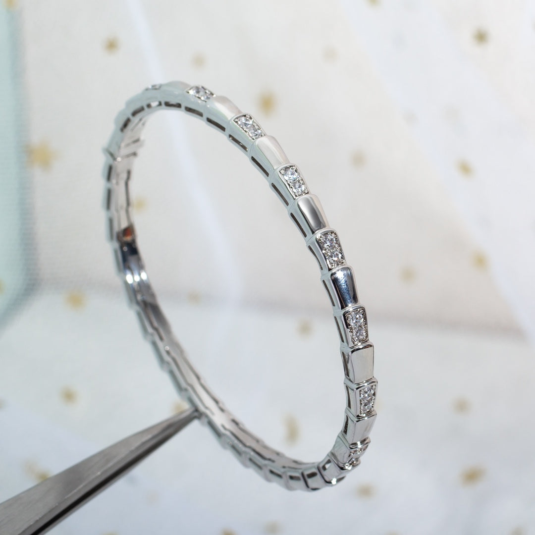 [Lume Jewelry]SERPENTI BRACELET SILVER DIAMOND