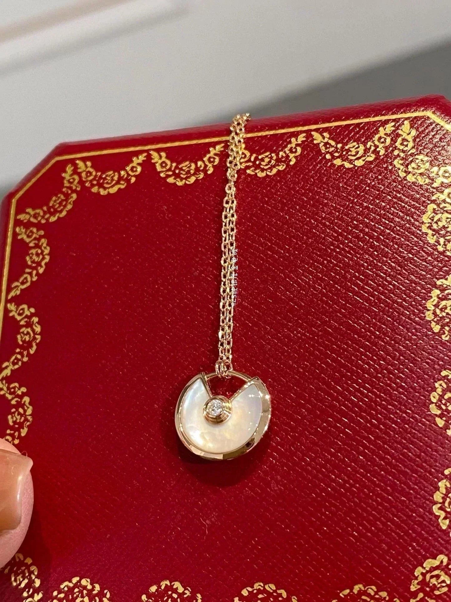 ¡®Lume Jewelry¡¯AMULETTE ROSE GOLD MOP NECKLACE