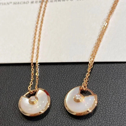¡®Lume Jewelry¡¯AMULETTE ROSE GOLD MOP NECKLACE