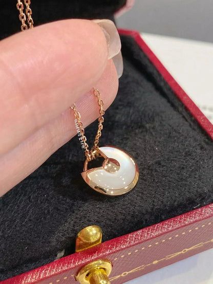 ¡®Lume Jewelry¡¯AMULETTE ROSE GOLD MOP NECKLACE