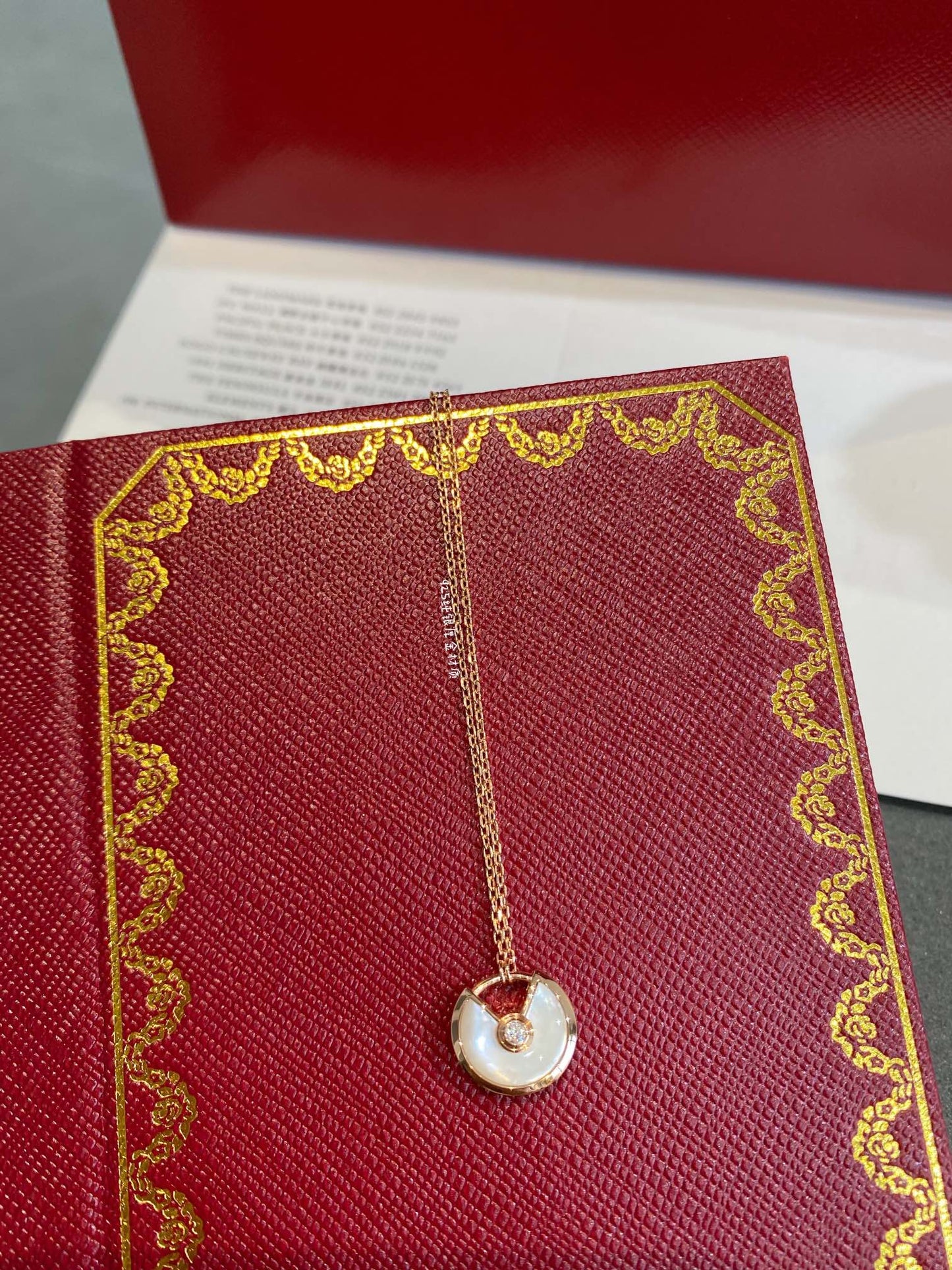 ¡®Lume Jewelry¡¯AMULETTE ROSE GOLD MOP NECKLACE